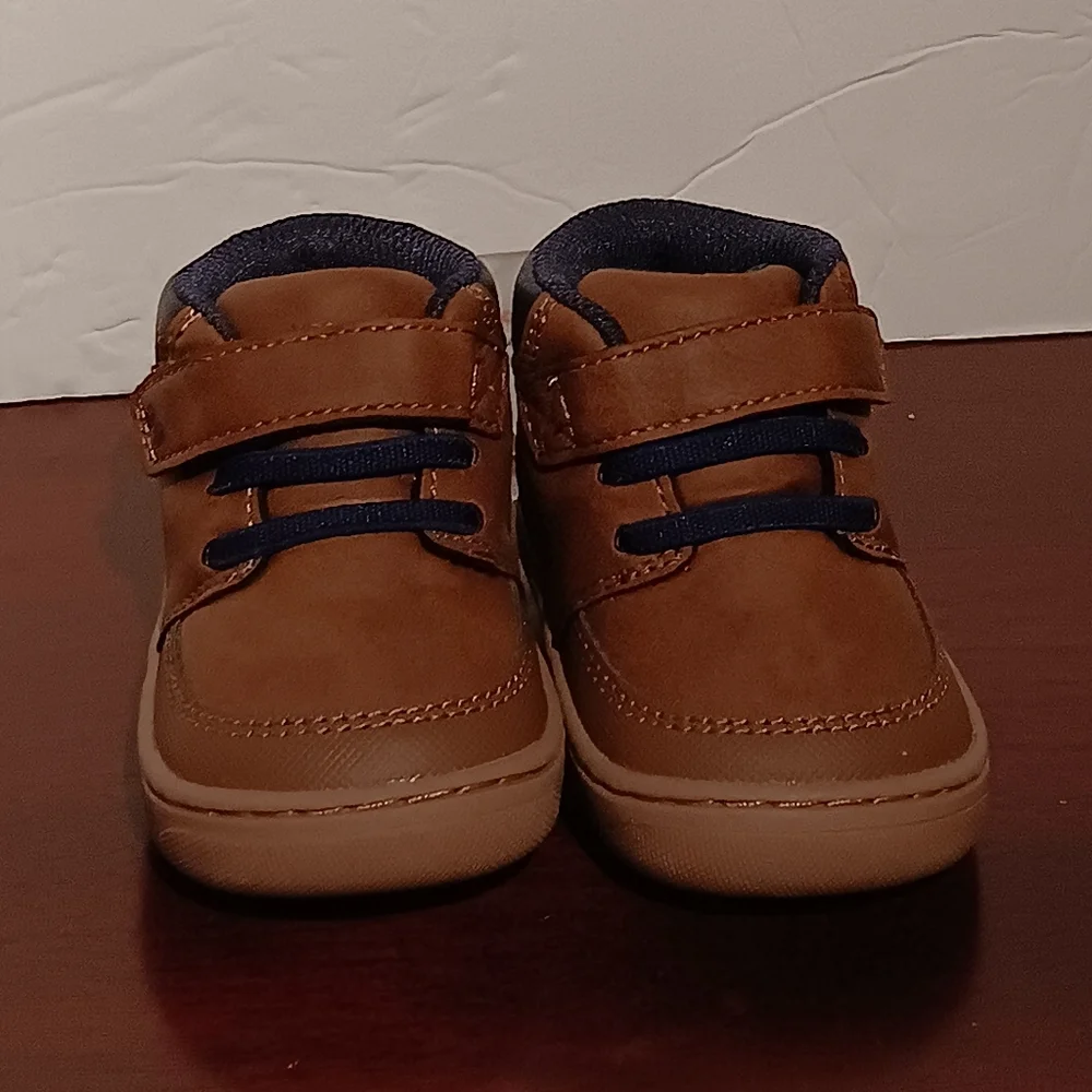 Surprize By Stride Rite Brown Sneaker Boots Size 3 (Walker) NWT